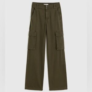 Madewell Green Cargo Pants Relaxed Fit